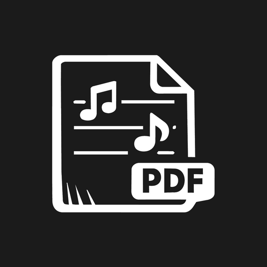 Songtext ausgeschrieben als PDF